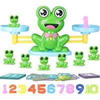 Hiveseen Juguetes Educativos para Niños- 64Pcs Rana Equilibrio Juguete de Matemáticas- Juguetes Montessori para Niños y…